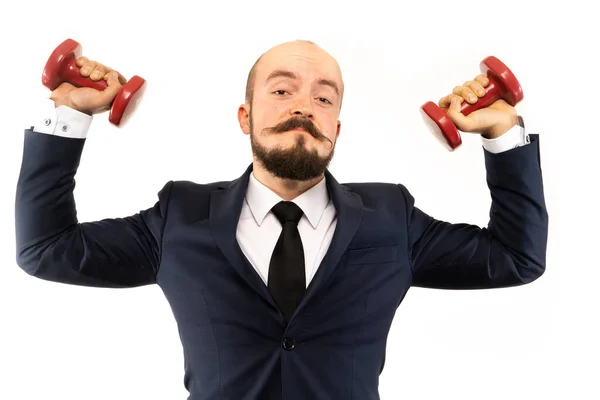 Adam fotoğraf stüdyosunda poz veriyor.. 