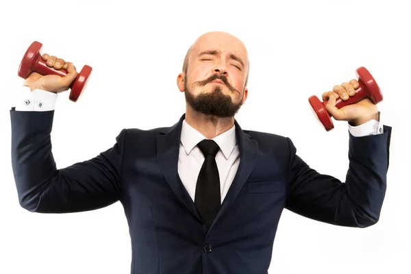 Adam fotoğraf stüdyosunda poz veriyor.. 