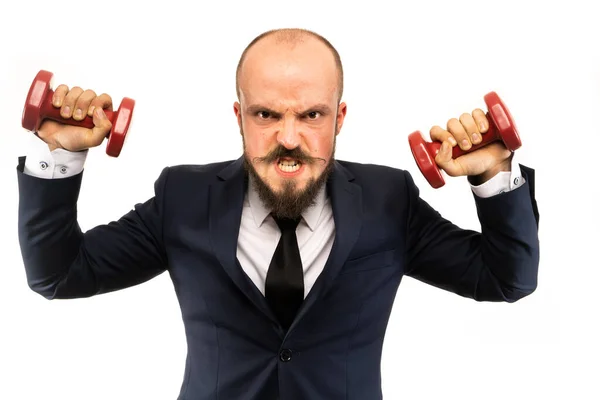 Adam fotoğraf stüdyosunda poz veriyor.. 