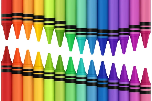 Colorful crayons — Stock Photo, Image