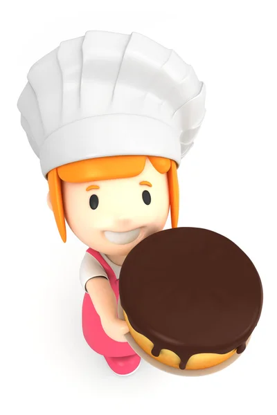 Little baker — Stock Photo, Image