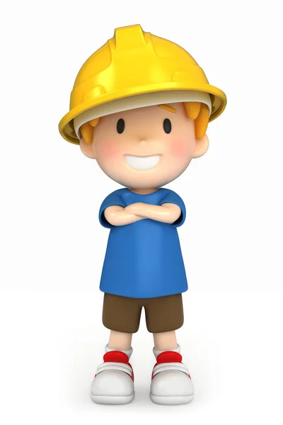 Little engineer — Stock Photo, Image