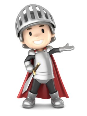 Knight çocuk sunulması