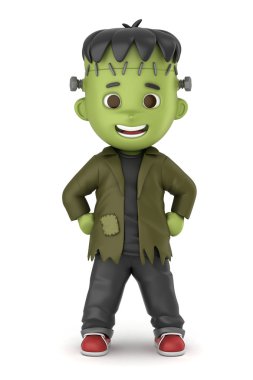 Cadılar Bayramı Frankenstein kostüm