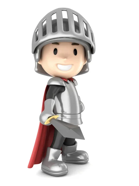 Rapaz cavaleiro — Fotografia de Stock
