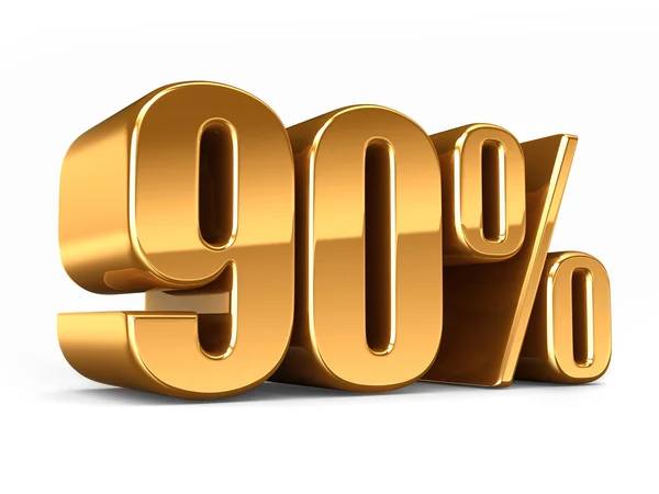 Ouro 90 por cento — Fotografia de Stock