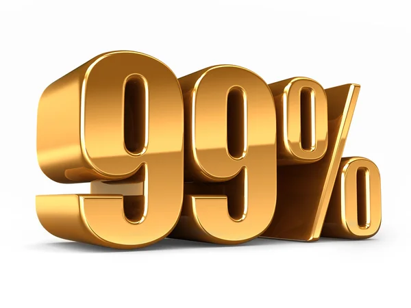 Gold 99 percent — Stock Photo, Image