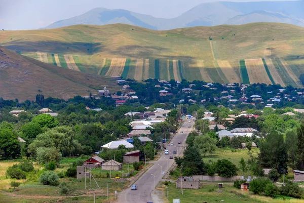 Pohled Vesnici Gargar Provincii Lori Arménii — Stock fotografie