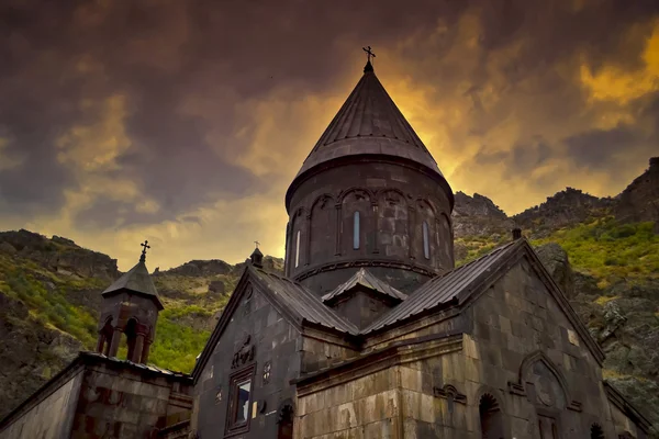 Kostel kláštera klášter geghard — Stock fotografie