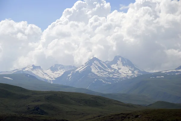 Pohled z Mount Aragats, Arménie — Stock fotografie