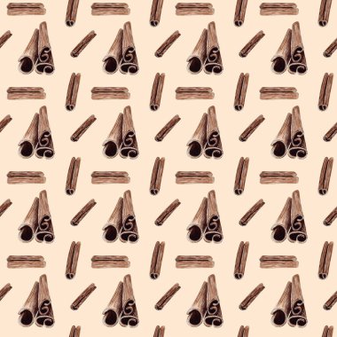 Suluboya tarçın kalıpları. Tarçın arkaplanı.