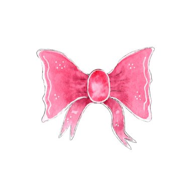 Elle boyanmış suluboya yay çizimi.