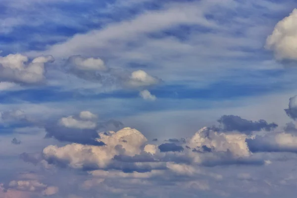 Blue Sky Clouds Sunset Time Summer — Stock Photo, Image