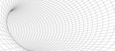 Soyut tünel. Ağ siber teknolojisi. 3 Boyutlu doku