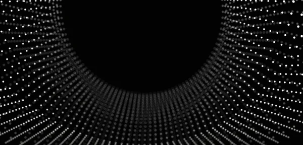 Футуристичний Цифровий Фон Абстрактна Динамічна Хвиля Великі Дані Тривимірний — стокове фото