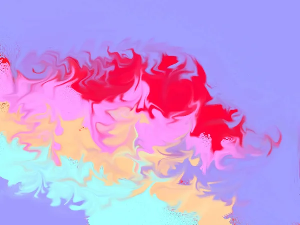 Pastel bir eflatun arka planda, anahat gradyan bulanıklığı, kırmızı, pembe, kum ve mavi.