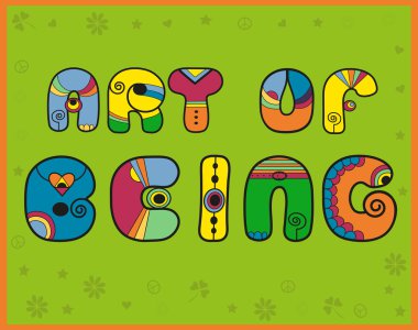 Sanat olma. Olağandışı sanatsal yazı tipi