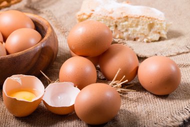 Yumurta ve pasta bir Sivas'tan üzerinde