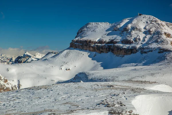 Alps Χιονοδρομικό Κέντρο Στο Campitello Fassa Sellaronda — Φωτογραφία Αρχείου