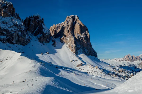 Skigebiet Campitello Fassa Sellaronda — Stockfoto