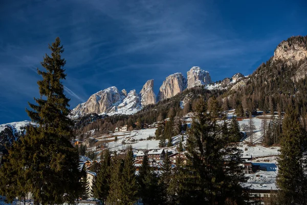 Skigebiet Campitello Fassa Sellaronda — Stockfoto