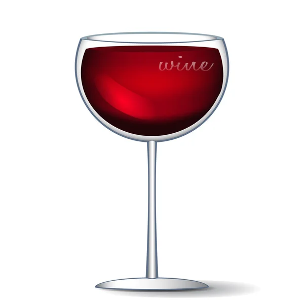 Wine, wineglass isolated — Stock Vector