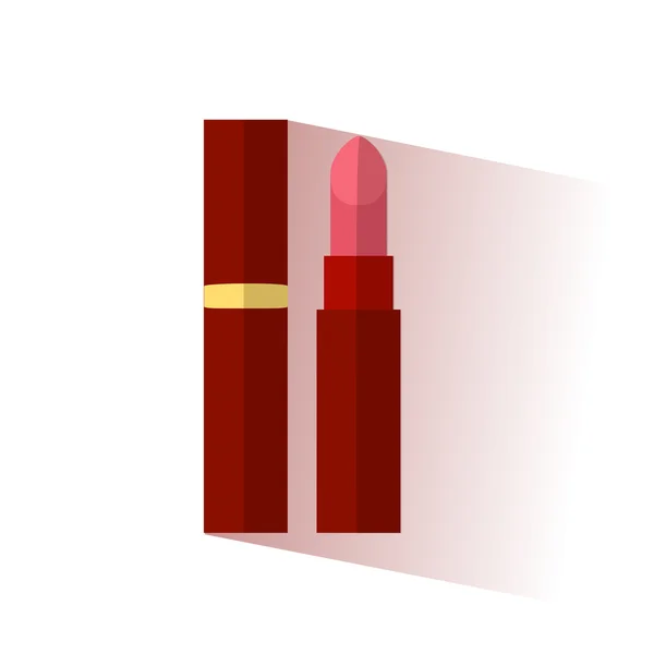 Lipstick, vector  flat icon — Stock Vector