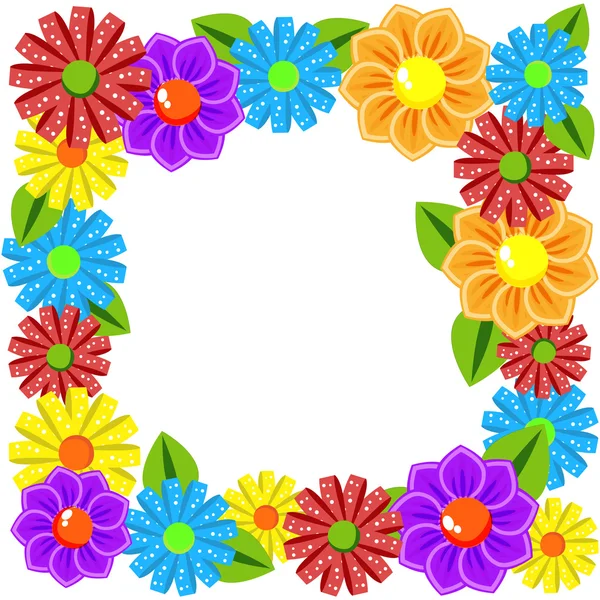 Çiçek çerçeve, kartpostal