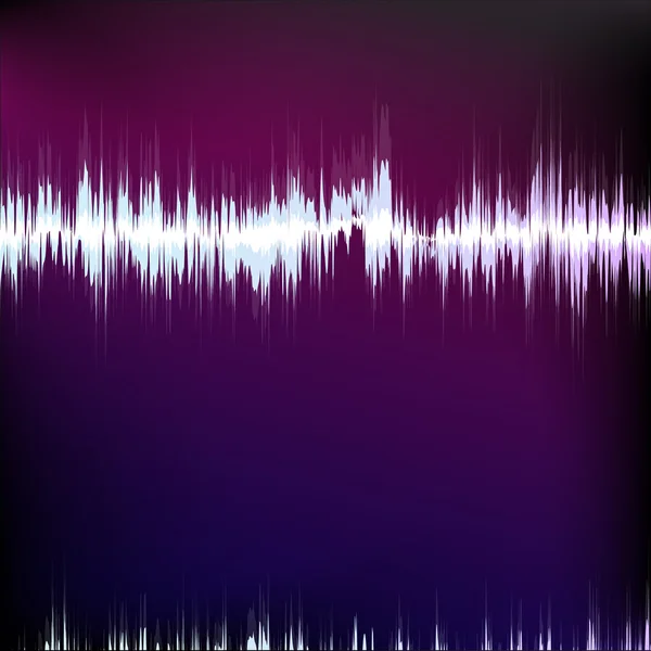 Interferențe de sunet, valuri — Vector de stoc