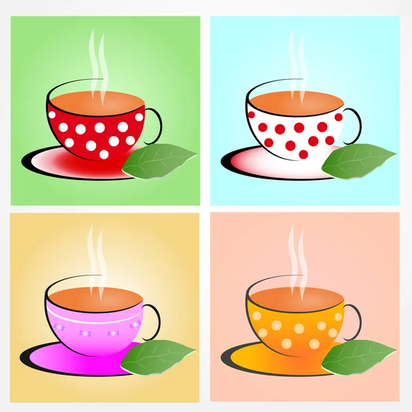 A cup of tea — Stock Vector