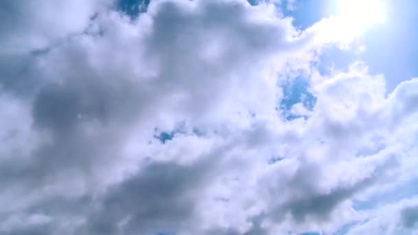 Beweging van de wolk in de hemel - Timelapse — Stockvideo