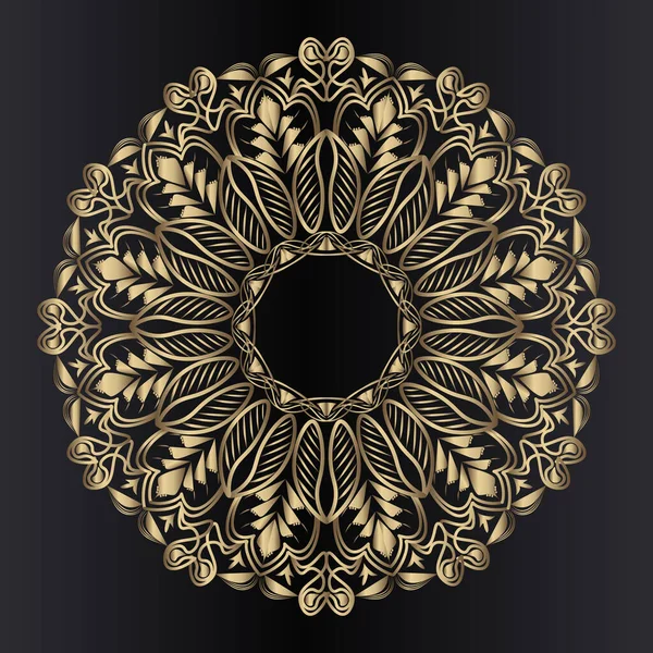 Florale Arabesken Luxuriöse Ornamentale Hintergrund Design Und Islamische Abstrakte Mandala — Stockvektor