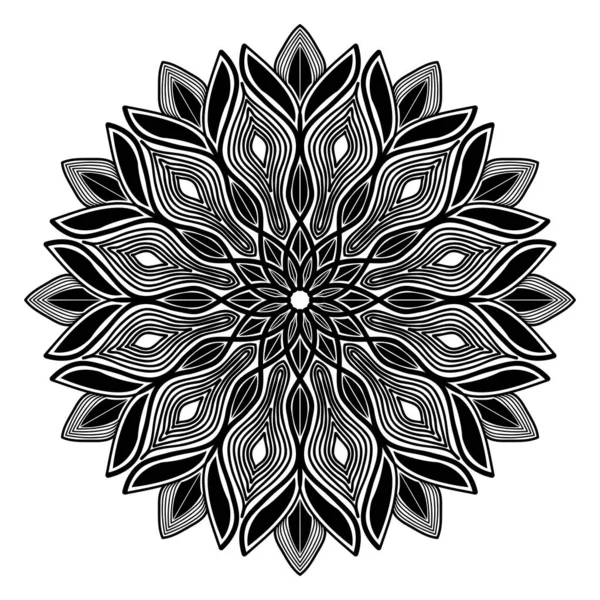 Arab Meditáció Dísz Geometriai Mandala Design Elegancia Háttér Design Artwork — Stock Vector