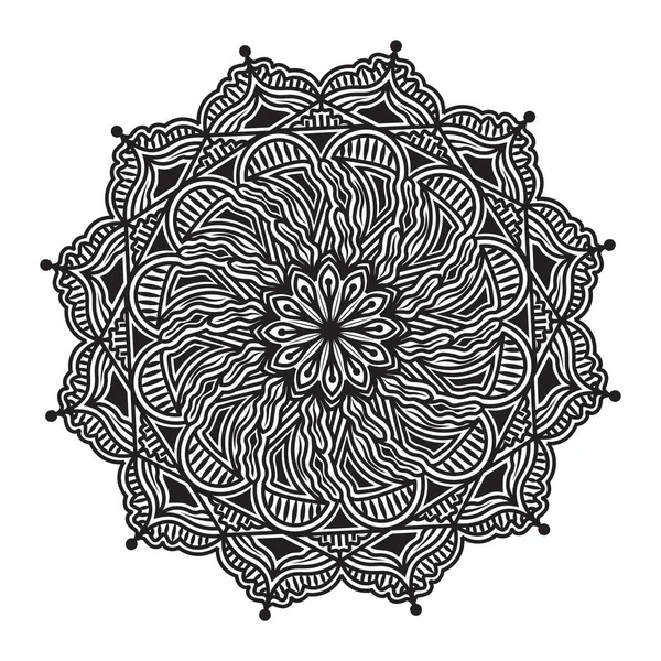 阿拉伯式伊斯兰式曼陀罗背景设计花线艺术图景要素图 — 图库矢量图片