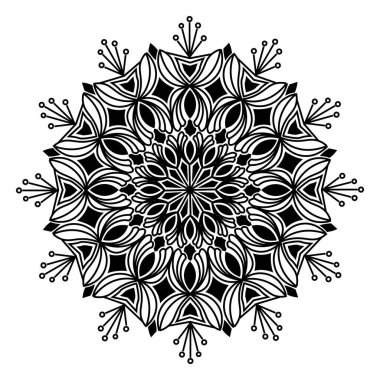 Ramazan Mübarek 'in geleneksel Müslüman kutlama geçmişi için meditasyon gevşeme Arap çiçek deseni mandala