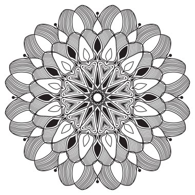 Ramazan Mübarek 'in geleneksel Müslüman kutlama geçmişi için meditasyon gevşeme Arap çiçek deseni mandala