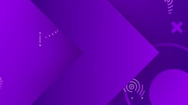 Fütürist Hareket Tasarımlı Geometrik Şekiller 4K Arkaplan.