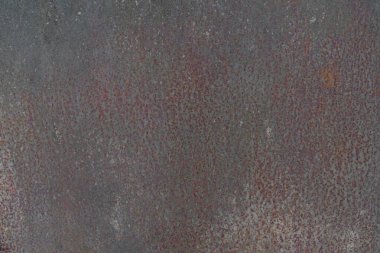 Doku. Dışarıdan. Paslı demir yüzey. Arkaplan