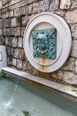 Macau, Makao - 15 Ekim 2014 - su Çeşmesi ve emzik Li