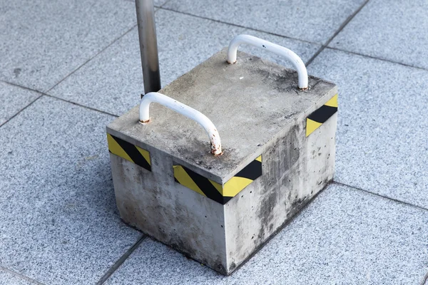 Bloco de concreto para segurança e proteção — Fotografia de Stock