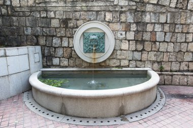 Macau, Makao - 15 Ekim 2014 - su Çeşmesi ve emzik Li