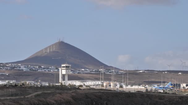 Aeropuerto de Arrecife o Aeropuerto de Cesar Manrique Lanzarote ACE — Vídeos de Stock