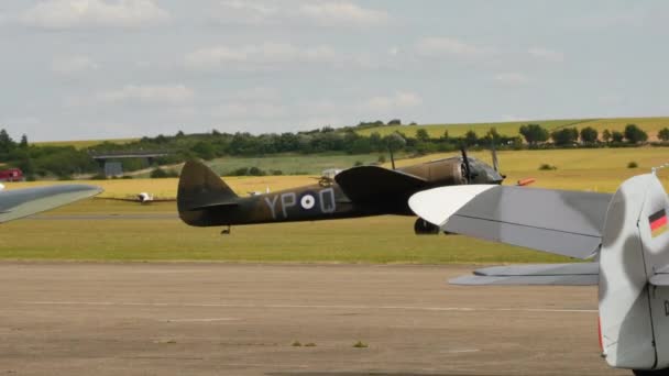 Samolot bombowy Bristol Blenheim II Wojna Światowa Royal Air Force — Wideo stockowe