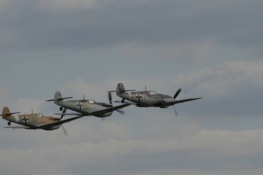 Alman Hava Kuvvetleri 'nden Messerschmitt Bf 109 Alman Hava Kuvvetleri Luftwaffe savaş uçağı