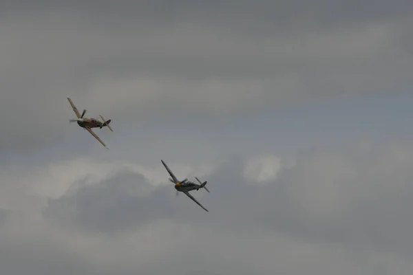 Messerschmitt Bf 109 German Luftwaffe World War II propeller fighter aircraft — Stock Photo, Image