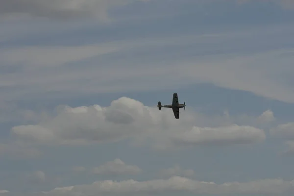 Messerschmitt Bf 109 Німецький винищувач Люфтваффе часів Другої світової війни — стокове фото