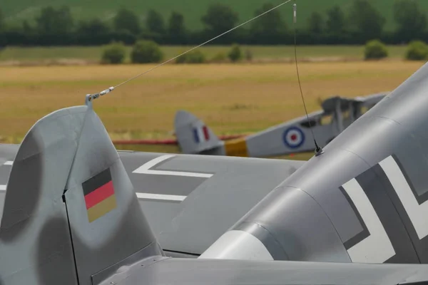 Messerschmitt Bf 109 Tyska Luftwaffe Andra världskriget propeller stridsflygplan — Stockfoto