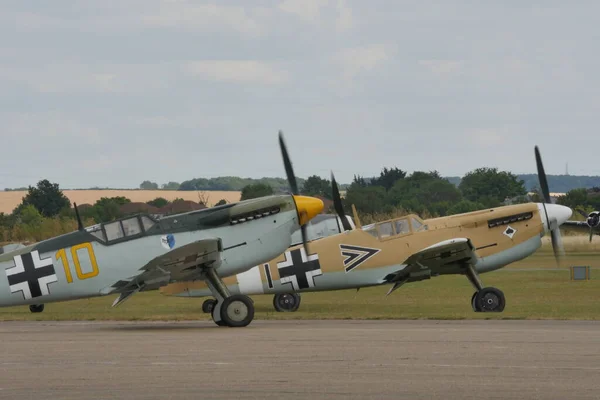 Messerschmitt Bf 109 Luftwaffe alemana Avión de combate de hélice de la Segunda Guerra Mundial —  Fotos de Stock