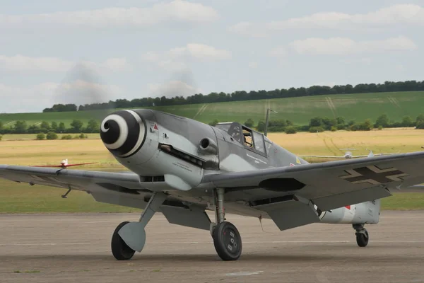 Messerschmitt Bf 109 Duitse Luftwaffe Tweede Wereldoorlog propellervliegtuig — Stockfoto