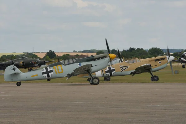 Messerschmitt Bf 109 Duitse Luftwaffe Tweede Wereldoorlog propellervliegtuig — Stockfoto